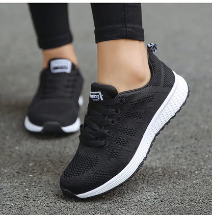 Women Flats Fashion Lightweight Shoes Women Lace Up Nurse Shoes Round Toe Sneakers Women Shoe Walking Shoes Woman Plus Size