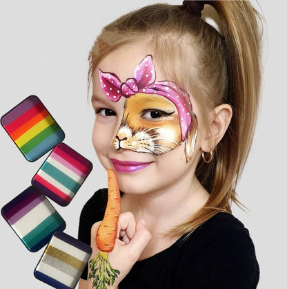 High Quality 20g 30g Splitcake Face Paint Body Art Painting Makeup Rainbow Split Cake Face Cosplay Holiday Make up