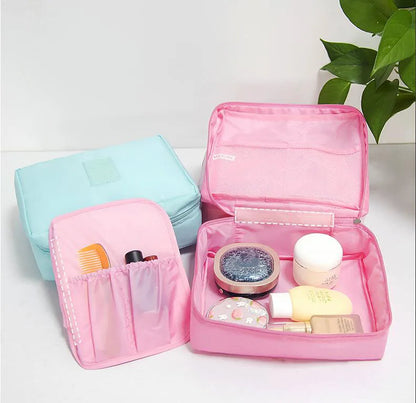 Outdoor Girl Large Makeup Bag for Women Cosmetic Bag Travel Wash Toiletries Organizer Waterproof Female Storage Make Up Cases