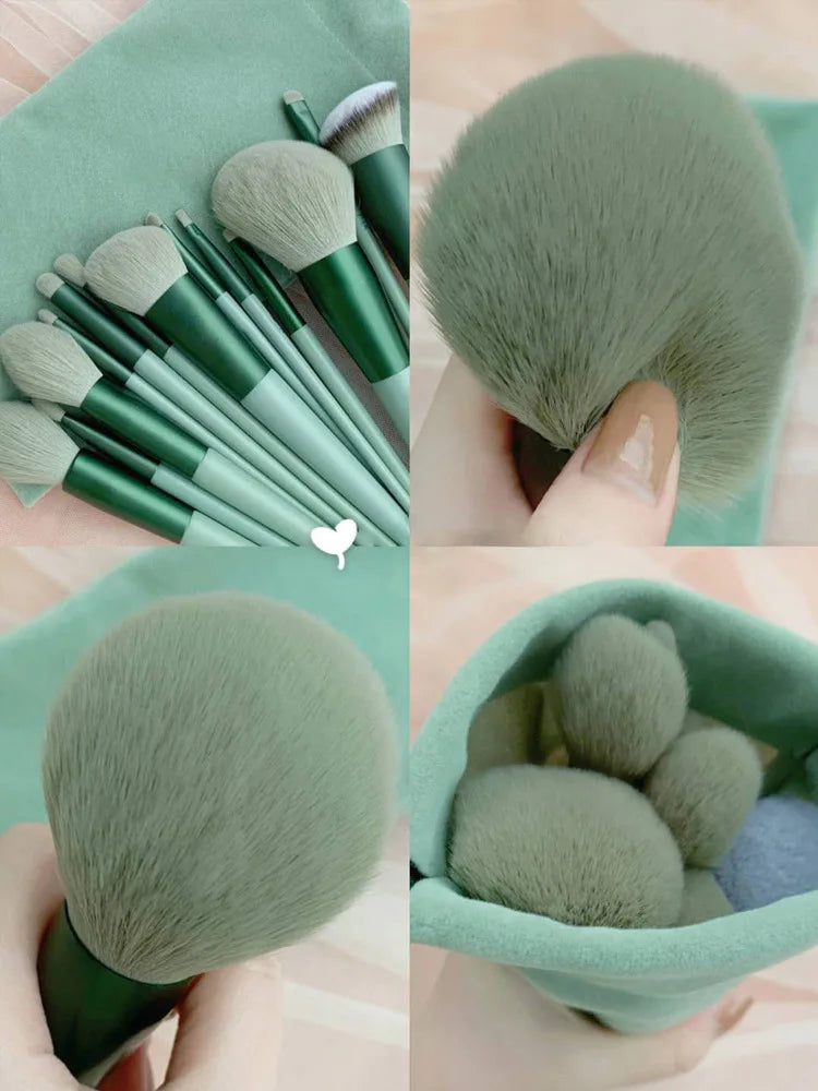 13 PCS/Lot Makeup Brushes Set Eye Shadow Foundation Women Cosmetic Powder Blush Blending Beauty Make Up Tool