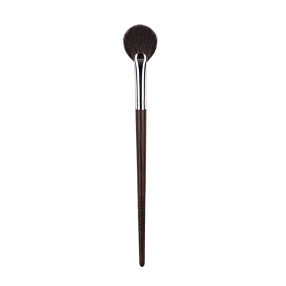 CHICHODO Makeup Brushes-Peach Blossom Series-Round Loose Powder Brush Soft Wool Natural Ebony Professional Beauty Make up Tools