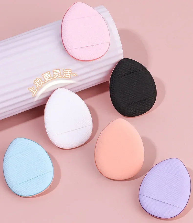 10Pcs Mini Finger Puff Foundation Small Air Cushion Powder Makeup Sponge Concealer BB Cream Cosmetic Applicator Make Up Tools