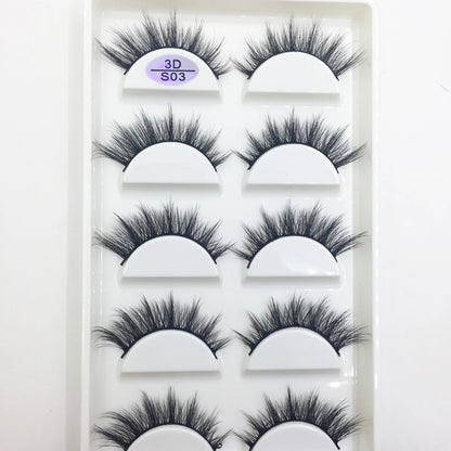 Natural 3D Mink False Eyelashes, Soft Wispy, Fluffy Eye Faux Lashes, Make Up Eyelash, Beauty Cat Cilios, 5 Pairs, 15 Styles