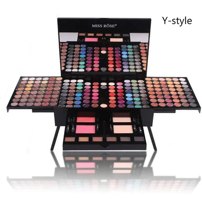 180 Colors Makeup Palette Gift Eyeshadow Powder Blush Lip Stick Cosmetics Kit Eye Primer Luminous Eye Shadow Palette Make Up Set