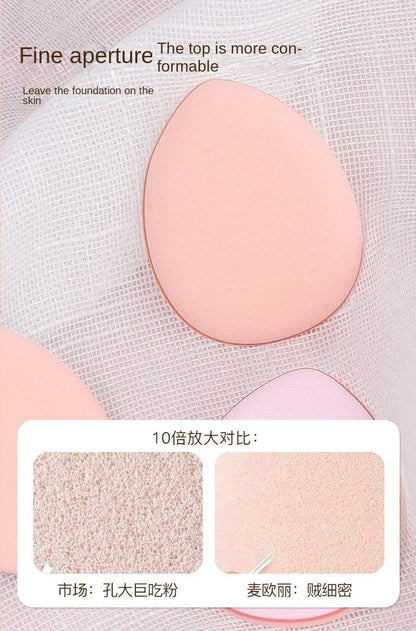 10Pcs Mini Finger Puff Foundation Small Air Cushion Powder Makeup Sponge Concealer BB Cream Cosmetic Applicator Make Up Tools