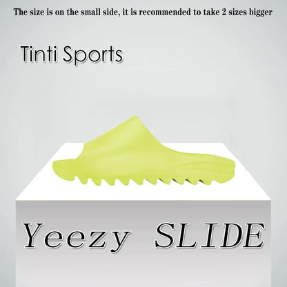 Adidas Yeezy Slide Men and Women casual sports slippers Lightweight cushioned sneakers Anti-slip and wear-resistant  yellow