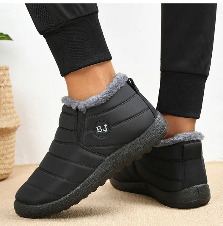 Women's Sneakers Soft Waterproof Fashion Winter Women Solid Comfortable Casual Shoes Non-Slip Outdoor Sneakers Shoes Woman