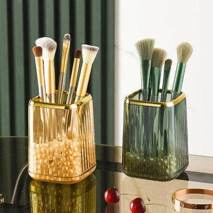 Makeup Brush Holder Organizer, Cosmetic Makeup Brushes Storage Holder, Make Up Brushes Cup Pen Pencil Holder for Desktop