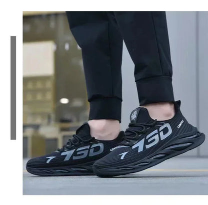 Men's casual light mesh sports shoes summer breathable cool running shoes fashion soft sole comfortable non slip male's sneakers