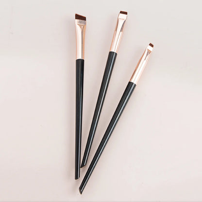 Blade Eyebrow Eyeliner Brush Bevel Flat Fine Brow Contour Make Up Brushes Eyelids Lying Silkworm Brush Professional Makeup Tools