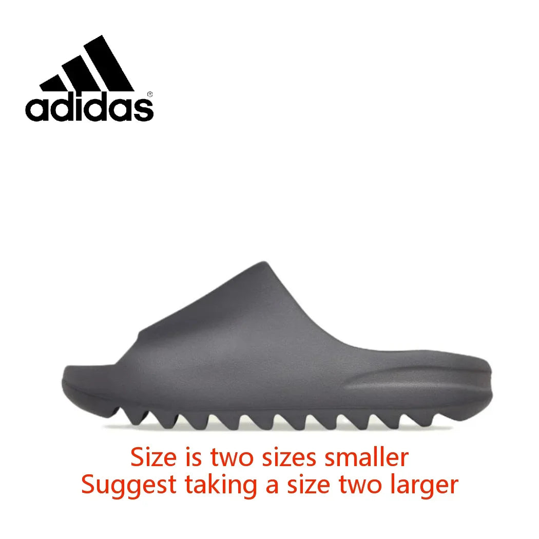 Adidas Original Yeezy Slide Casual Athletic Slippers Lightweight Cushioned Sneakers Anti-slip Wear-resistant Black