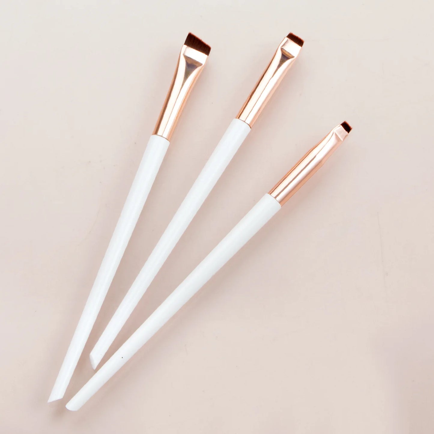 Blade Eyebrow Eyeliner Brush Bevel Flat Fine Brow Contour Make Up Brushes Eyelids Lying Silkworm Brush Professional Makeup Tools