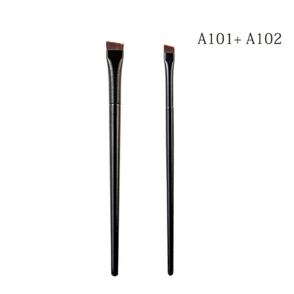 Eyebrow Eyeliner Brush Small Angled Small Angled Eyebrow Liner Brush Brow Contour Brush Make Up Brushes Cosmetics Tools 2pcs