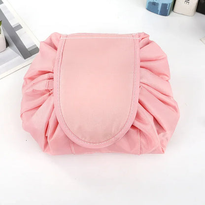 Women Drawstring Cosmetic Bag Travel Storage Makeup Bag Organizer Female Make Up Pouch Portable Waterproof Toiletry Beauty Case