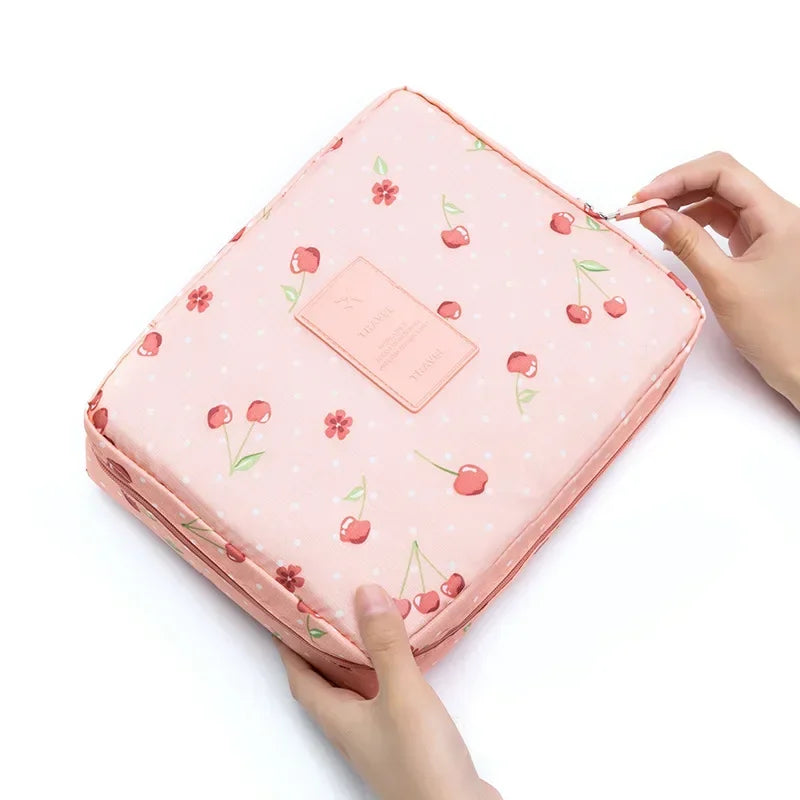 Travel Makeup Bag Storage Cosmetic Bag Women Pouch Organizer Waterproof Toiletries Bag Make Up Cases Female Cosmetic Organizer