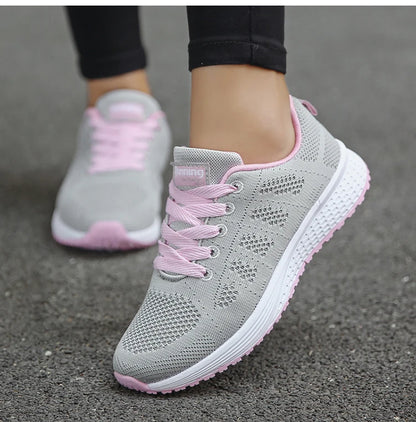 Women Flats Fashion Lightweight Shoes Women Lace Up Nurse Shoes Round Toe Sneakers Women Shoe Walking Shoes Woman Plus Size