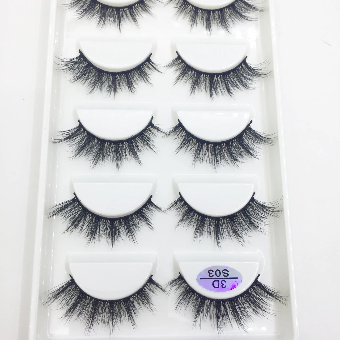 Natural 3D Mink False Eyelashes, Soft Wispy, Fluffy Eye Faux Lashes, Make Up Eyelash, Beauty Cat Cilios, 5 Pairs, 15 Styles