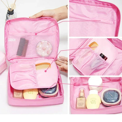 Outdoor Girl Large Makeup Bag for Women Cosmetic Bag Travel Wash Toiletries Organizer Waterproof Female Storage Make Up Cases