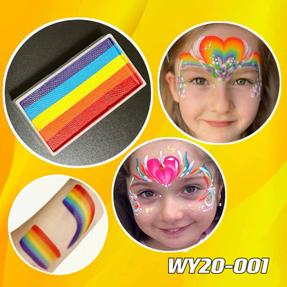 High Quality 20g 30g Splitcake Face Paint Body Art Painting Makeup Rainbow Split Cake Face Cosplay Holiday Make up