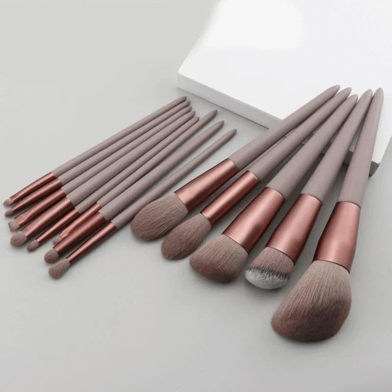 13 PCS/Lot Makeup Brushes Set Eye Shadow Foundation Women Cosmetic Powder Blush Blending Beauty Make Up Tool