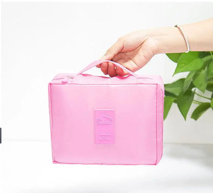 Outdoor Girl Large Makeup Bag for Women Cosmetic Bag Travel Wash Toiletries Organizer Waterproof Female Storage Make Up Cases