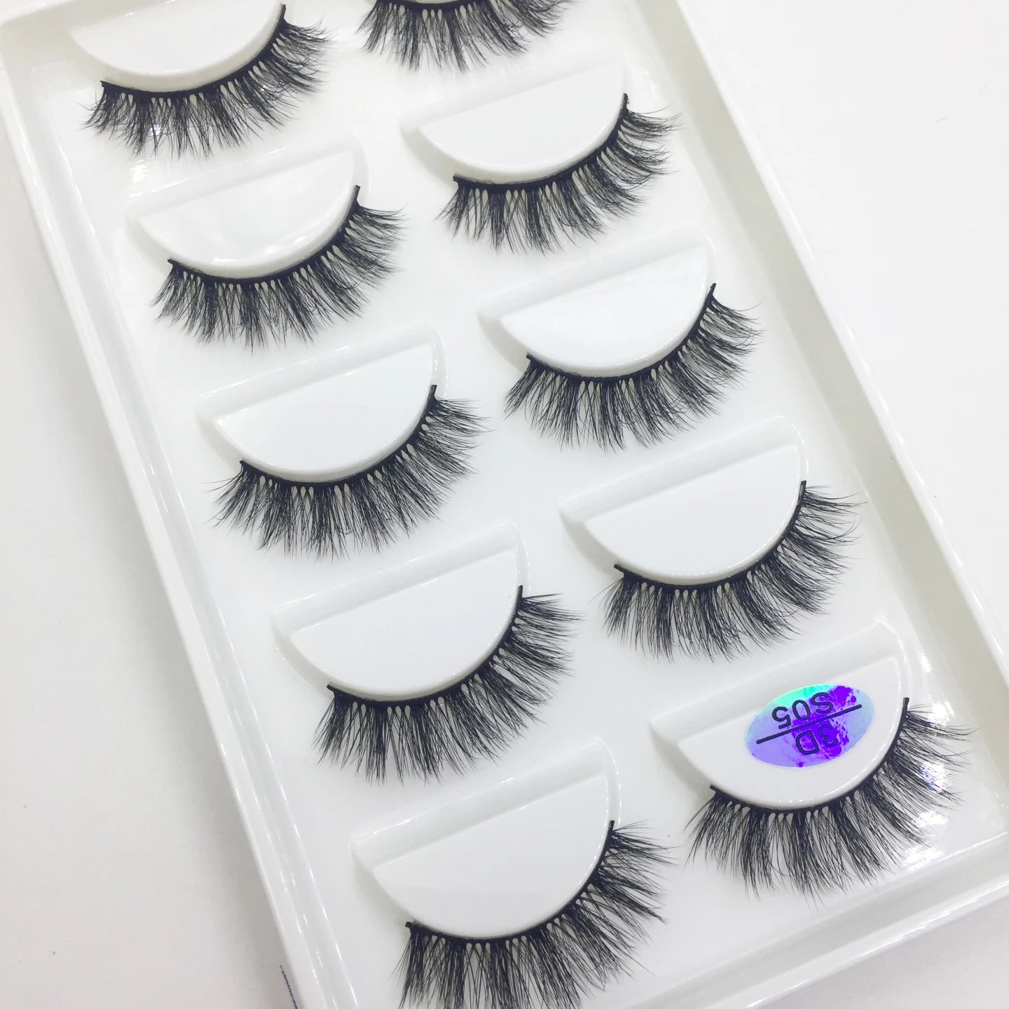 Natural 3D Mink False Eyelashes, Soft Wispy, Fluffy Eye Faux Lashes, Make Up Eyelash, Beauty Cat Cilios, 5 Pairs, 15 Styles