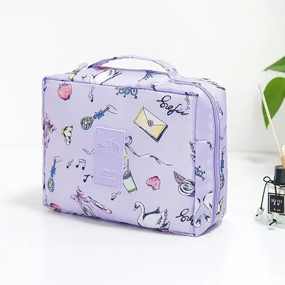 Outdoor Girl Large Makeup Bag for Women Cosmetic Bag Travel Wash Toiletries Organizer Waterproof Female Storage Make Up Cases