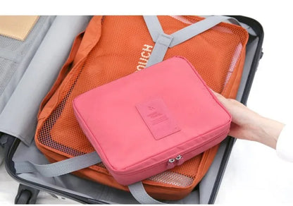 Travel Makeup Bag Storage Cosmetic Bag Women Pouch Organizer Waterproof Toiletries Bag Make Up Cases Female Cosmetic Organizer