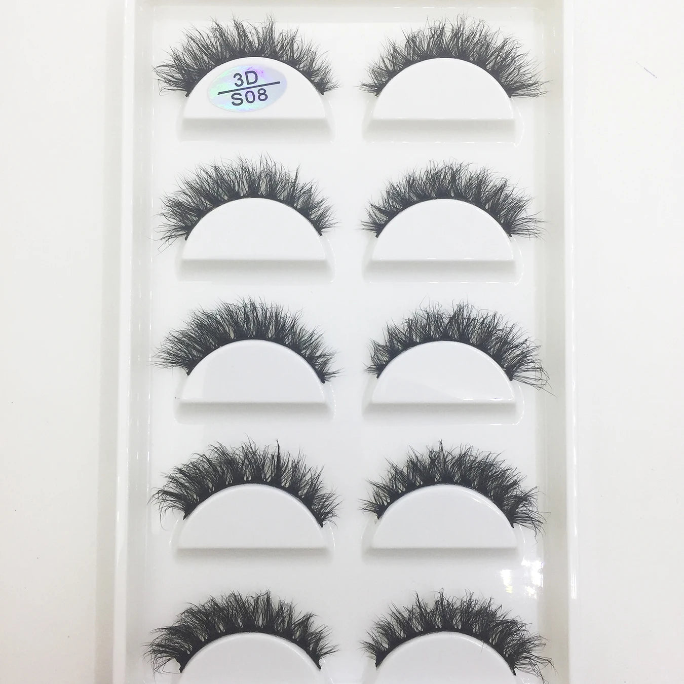 Natural 3D Mink False Eyelashes, Soft Wispy, Fluffy Eye Faux Lashes, Make Up Eyelash, Beauty Cat Cilios, 5 Pairs, 15 Styles