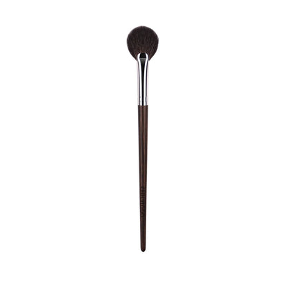 CHICHODO Makeup Brushes-Peach Blossom Series-Round Loose Powder Brush Soft Wool Natural Ebony Professional Beauty Make up Tools