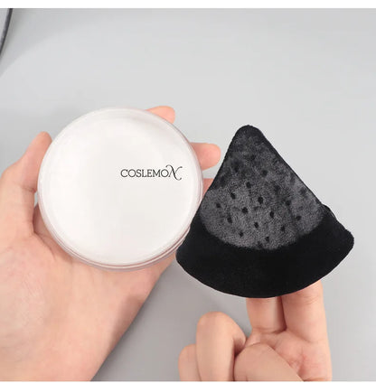 1pcs Triangle Powder Puff Face Soft Velvet Double-sided Air Cushion Blender Beauty Foundation Sponge Make Up Accessories