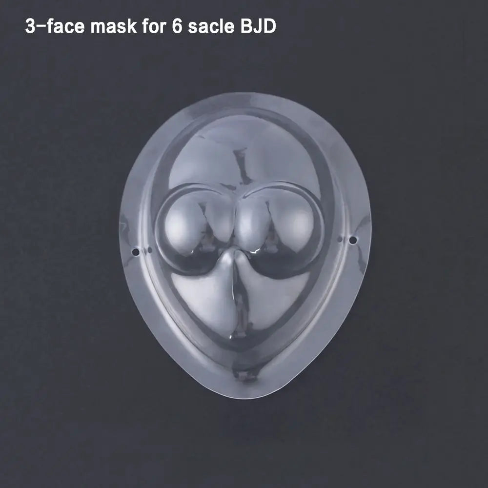 1/4 1/3 1/6  Head Cover Doll Face Make Up Protection Mask Bag Transparent Mask Acrylic for baby Azone Dollfie SD DD BJD