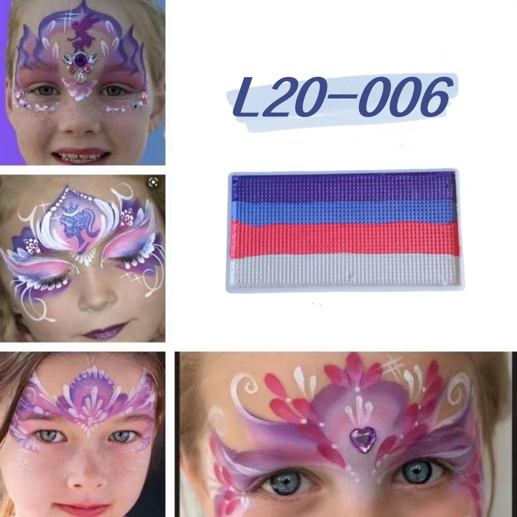 High Quality 20g 30g Splitcake Face Paint Body Art Painting Makeup Rainbow Split Cake Face Cosplay Holiday Make up