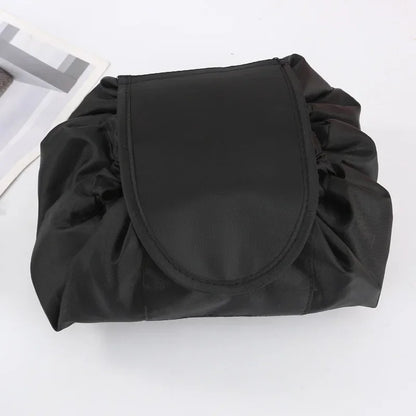 Women Drawstring Cosmetic Bag Travel Storage Makeup Bag Organizer Female Make Up Pouch Portable Waterproof Toiletry Beauty Case