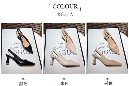 Women Toe Toe High Heeled Sandals Summer New Fashion High Quality Toe Toe Stiletto Heels Solid Color One Word Buckle for Women