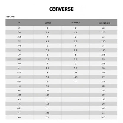 Converse All Star Move Low Comfortable and versatile Non-slip breathable bag low-top canvas shoes Women's Pure white