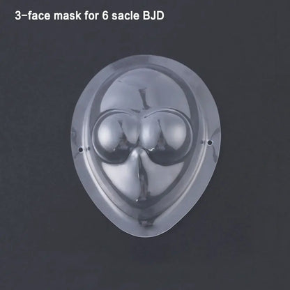 1/4 1/3 1/6  Head Cover Doll Face Make Up Protection Mask Bag Transparent Mask Acrylic for baby Azone Dollfie SD DD BJD