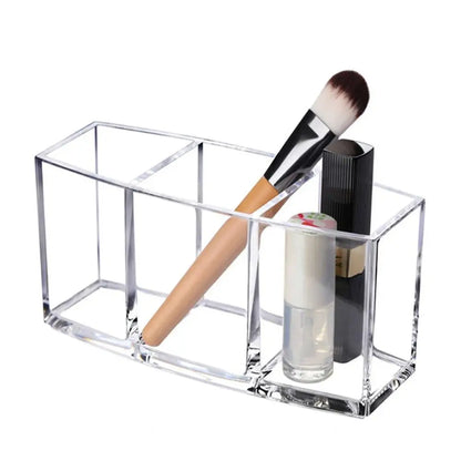 Acrylic Transparent Cosmetic Holder Makeup Brushes Tool Storage Box Case Make-up Brush Holder Table Organizer Makeup Tool