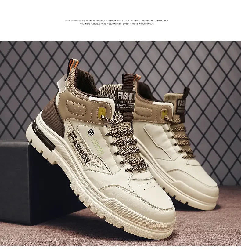 Sneakers Men Casual Autumn Vulcanized Shoes Male Walking Sport Shoes Outdoor Sneakers Male Sneakers Soft Sole Walking Shoes