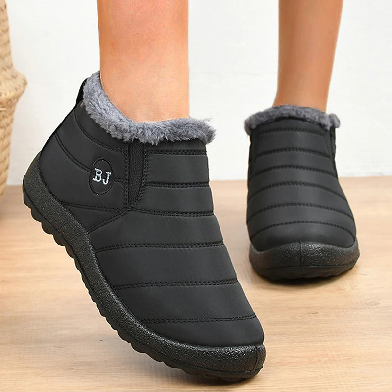 Women's Sneakers Soft Waterproof Fashion Winter Women Solid Comfortable Casual Shoes Non-Slip Outdoor Sneakers Shoes Woman