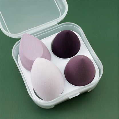 4pcs/set Makeup Sponge Blender Beauty Egg Cosmetic Puff Foundation Sponges Powder Puffs Women Make Up Accessories