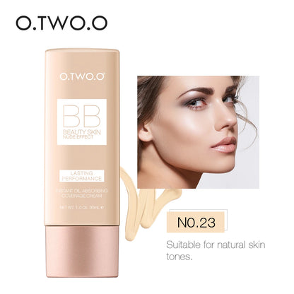 O.TWO.O Makeup Base BB Cream Natural Whitening Cream Waterproof Make Up Liquid Foundation Professional White Cosmetics