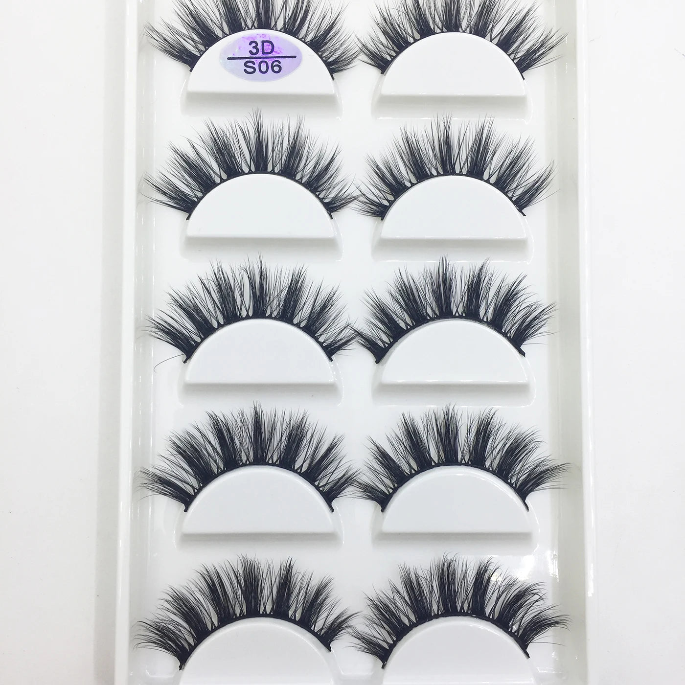 Natural 3D Mink False Eyelashes, Soft Wispy, Fluffy Eye Faux Lashes, Make Up Eyelash, Beauty Cat Cilios, 5 Pairs, 15 Styles