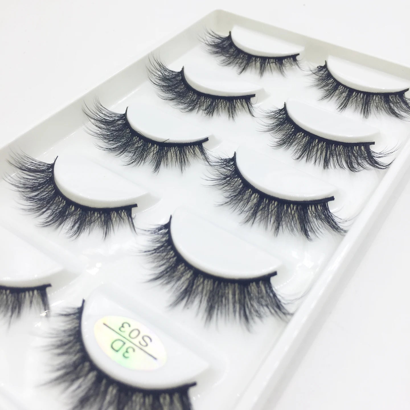 Natural 3D Mink False Eyelashes, Soft Wispy, Fluffy Eye Faux Lashes, Make Up Eyelash, Beauty Cat Cilios, 5 Pairs, 15 Styles