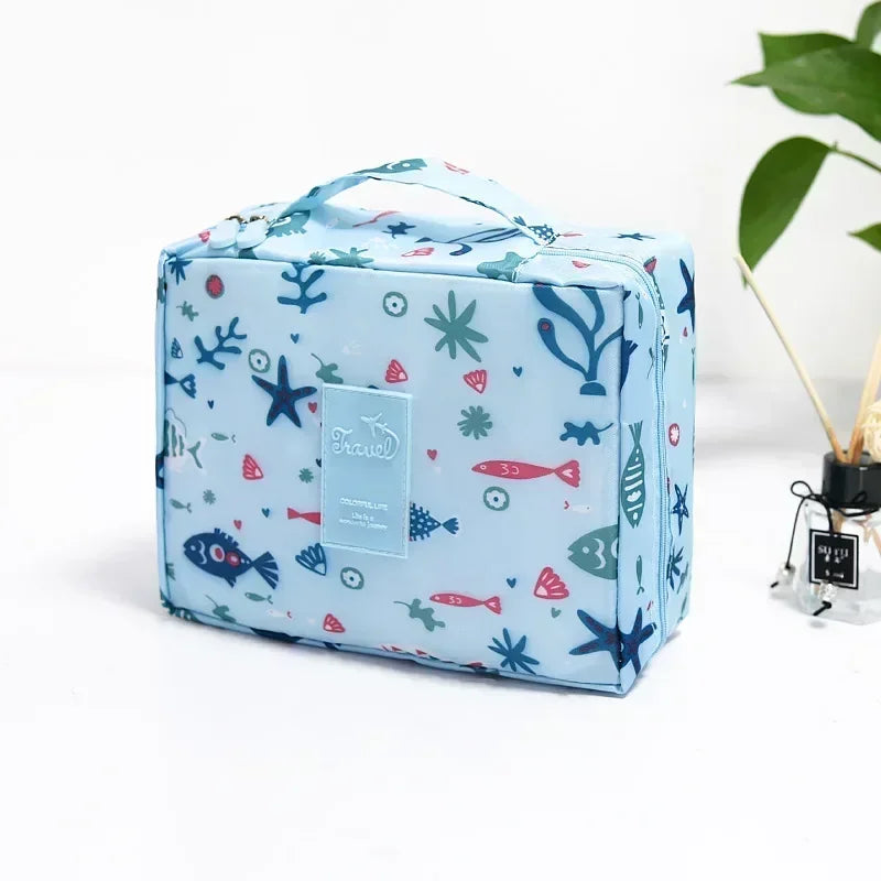 Outdoor Girl Large Makeup Bag for Women Cosmetic Bag Travel Wash Toiletries Organizer Waterproof Female Storage Make Up Cases