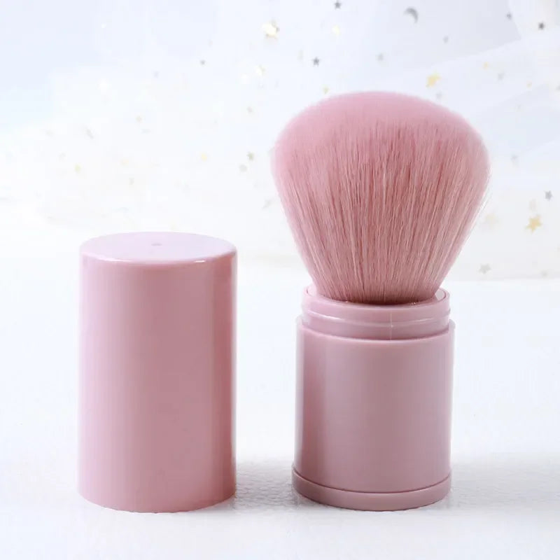 1 PC Makeup Retractable Brush Head Soft Portable Blush Brush Foundation Make Up Nail Beauty Essential Premium Quality New Powder