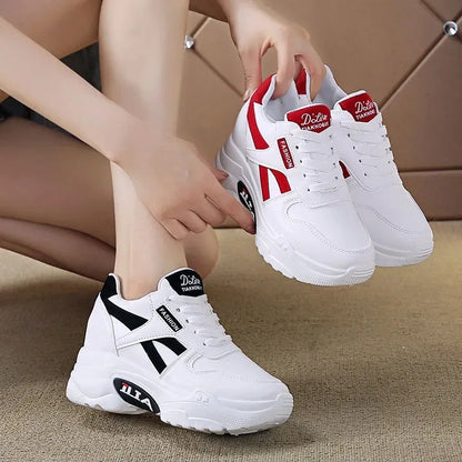 Sneakers Women Platform Inner Increase Shoes Woman Shoes Casual Ladies Footwear Chunky Sneakers Women Shoes Tennis Sport Shoes