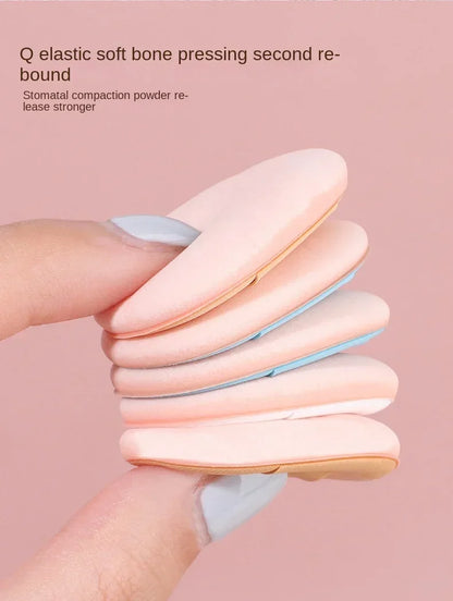 10Pcs Mini Finger Puff Foundation Small Air Cushion Powder Makeup Sponge Concealer BB Cream Cosmetic Applicator Make Up Tools