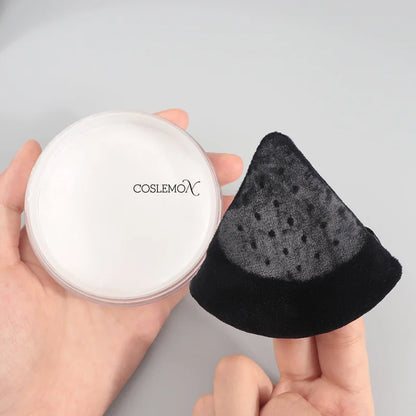 1pcs Triangle Powder Puff Face Soft Velvet Double-sided Air Cushion Blender Beauty Foundation Sponge Make Up Accessories