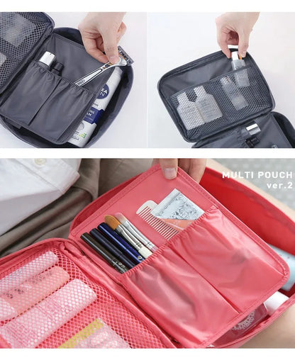 Travel Makeup Bag Storage Cosmetic Bag Women Pouch Organizer Waterproof Toiletries Bag Make Up Cases Female Cosmetic Organizer